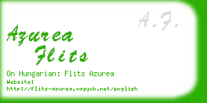 azurea flits business card